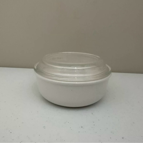 Pyrex Corning Ware Grab It White Mini Casserole Handle Dish w Original Glass Lid - Picture 4 of 11